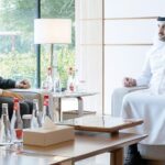 مكتوم بن محمد يبحث مع إتش إس بي سي توسيع الشراكة المالية والاستثمارية في دبي